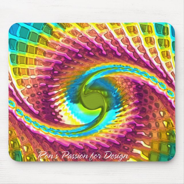 Fractal Glass 7 Mauspad (Vorne)