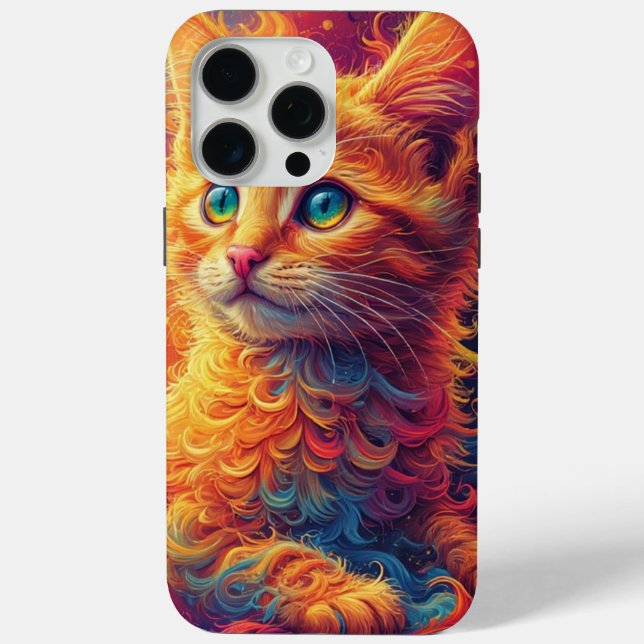 Fractal Kitten  Case-Mate iPhone Hülle (Rückseite)