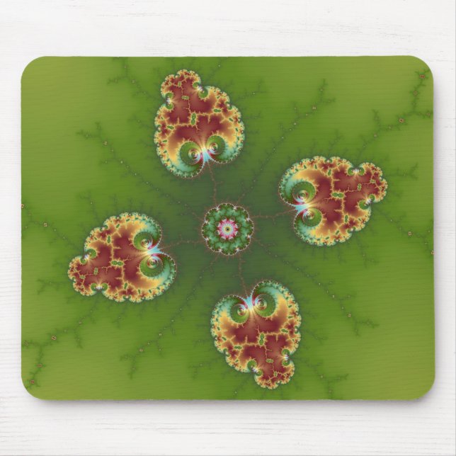 Fractalbug Picnic - Fraktal Art Mousepad (Vorne)