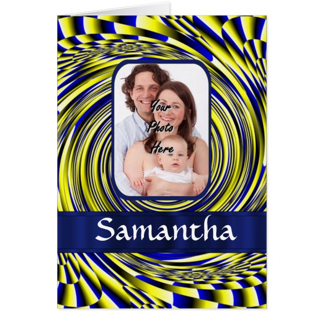 fractale bleue et jaune (Devant)