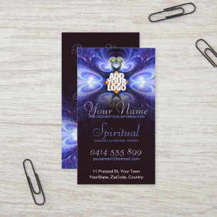 Fractale de la lumière spirituelle avec Carte de v