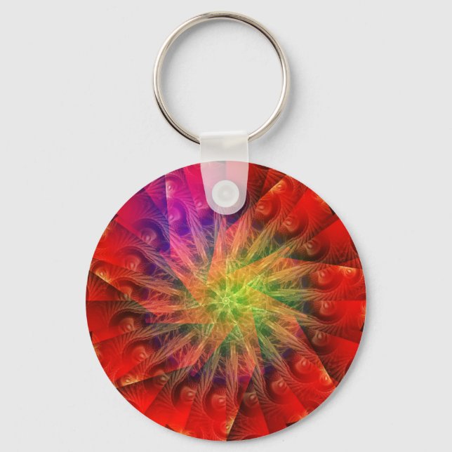 FractaLight #001 Schlüsselanhänger (Vorderseite)