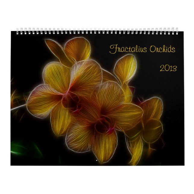Fractalius Orchideen 2012 Kalender (Titelbild)