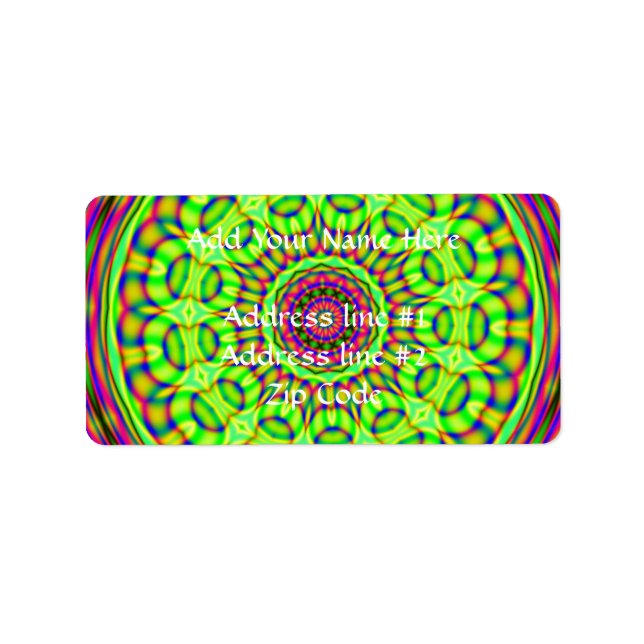 Fractalskop 28 adressaufkleber (Vorne)