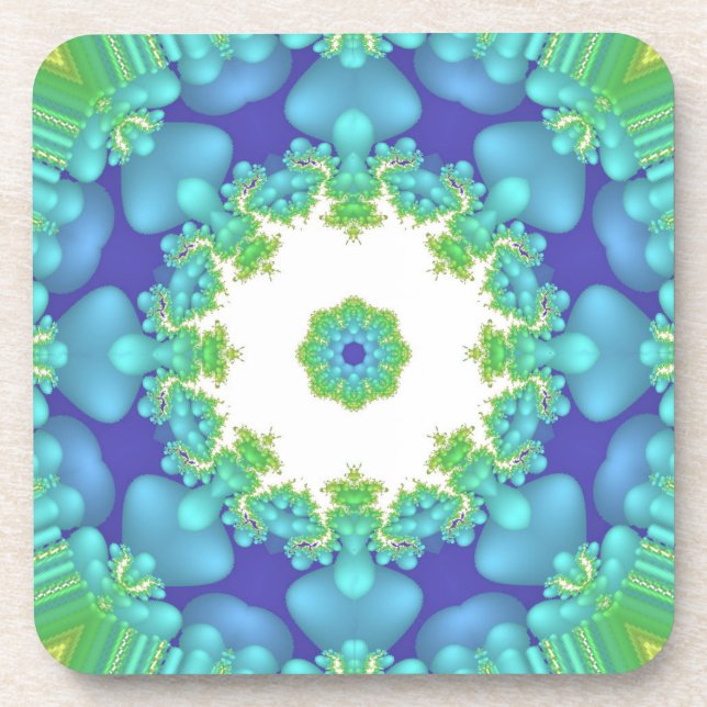 Fractascope 1 Dessous de verre de liège (Devant)