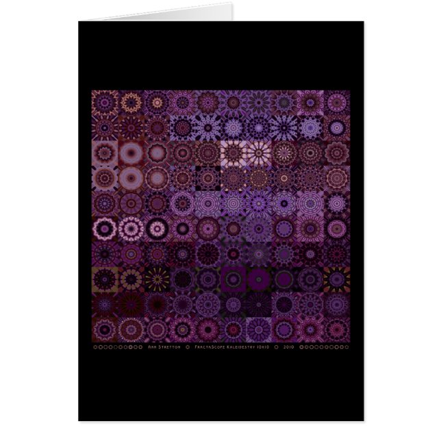 Fractascope Kaleidestry 10x10 (Devant)