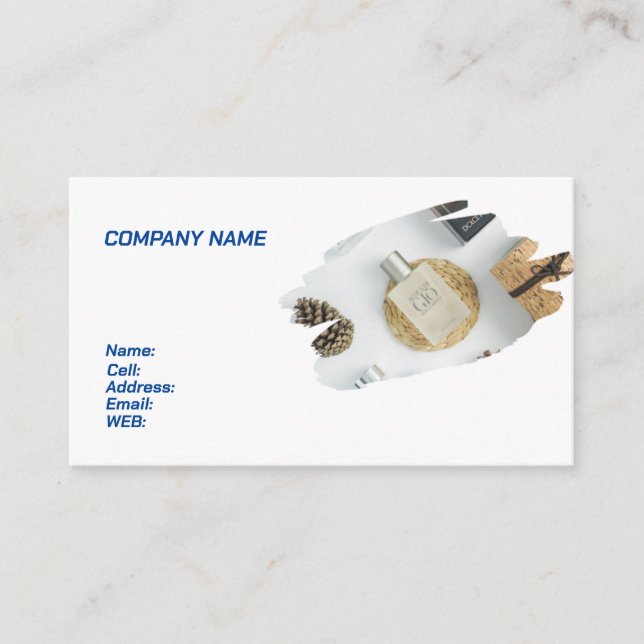 Fraction de CARTE DE VISITE MODÈLE de base (Devant)