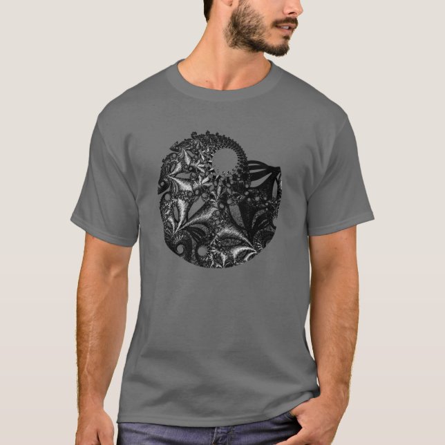 Fractoid gewundenes ver. 3 T-Shirt (Vorderseite)