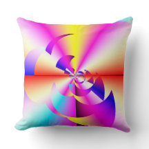 Fractured Fractal : Fractal Miroir Coussin Jeté