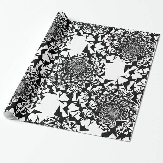 Fractyl Pterodactyl-Schwarm Geschenkpapier (Ungerollt)