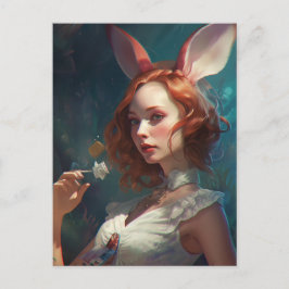 Frag Alice Postkarte