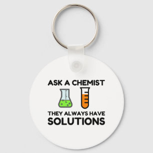 Frag eines Chemisten Schlüsselanhänger