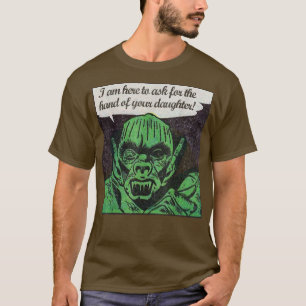 Frag für Daughters Hand Monster Son in Law T-Shirt