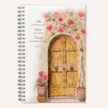 Frag Knock Scripture Verse Spiral Notebook
