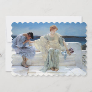 Frag mich nicht mehr, Alma Tadema, Hochzeit Einladung