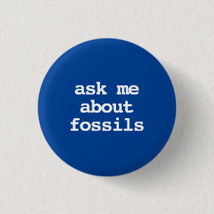 frag mich über Fossilien-Typografie Button