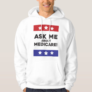 Frag mich über Medicare – Pullover Hoodie