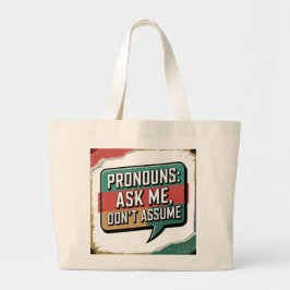 Frag mir, Don't Assume Classic Tote Tasche - Prono