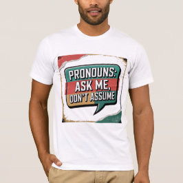 Frag mir, nehme keinen klassischen T - Shirt an -