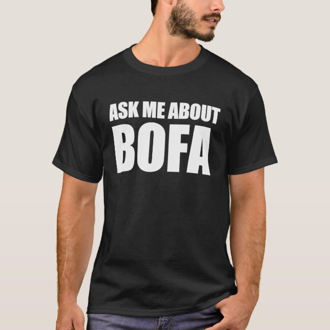 Frag mir über BOFA Men's Deez Nuts Bofa T-Shirt (Vorderseite)