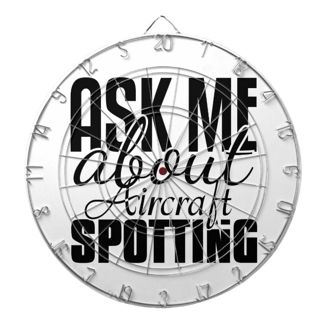 Frag mir über die Flugzeugauswertung Dartscheibe (vorne)