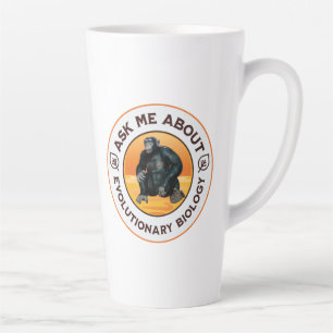 Frag mir über Evolutionsbiologie Chimpanzee Ape Milchtasse