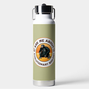 Frag mir über Evolutionsbiologie Chimpanzee Ape Trinkflasche