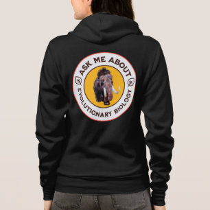 Frag mir über Evolutionsbiologie Wooly Mammoth Hoodie