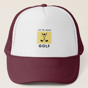 Frag mir über Golf Truckerkappe