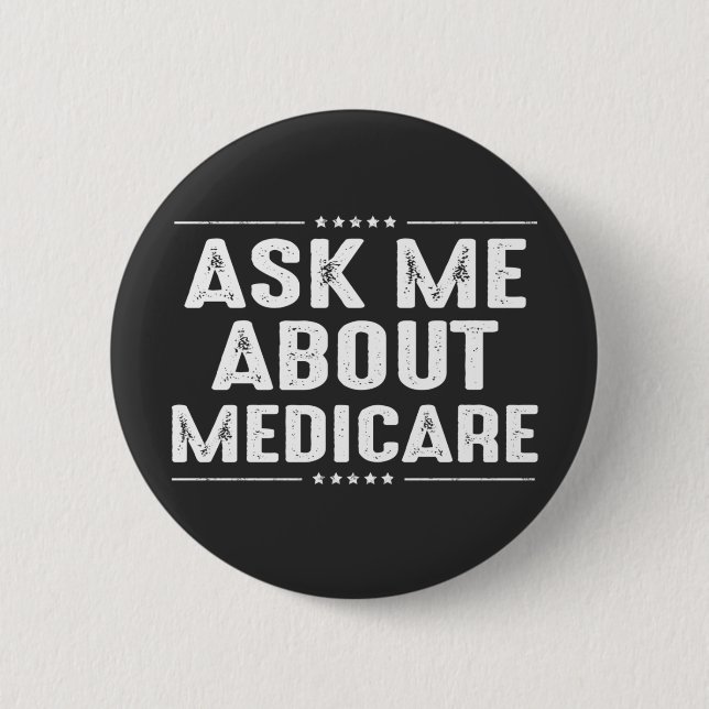frag mir über Medicare Button (Vorderseite)