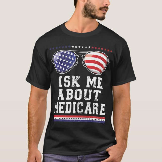 Frag mir über Medicare Insurance Agent Broker Zita T-Shirt (Vorderseite)