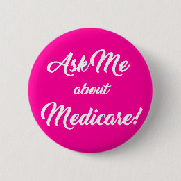 Frag mir über Medicare - Pink Button