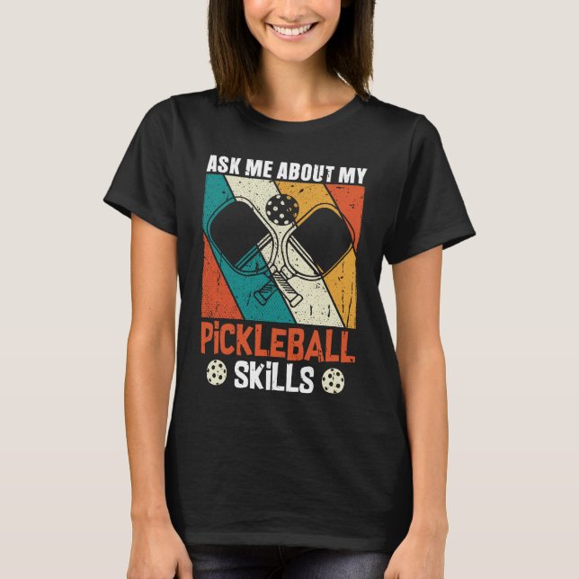 Frag mir über meine Fähigkeiten im Wahlkampf T-Shirt (Vorderseite)