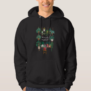 Frag mir über meine Pflanze Funny Garening Lover Hoodie