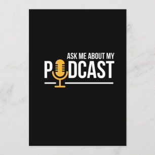 Frag mir über meinen Podcast für Podcaster Einladung