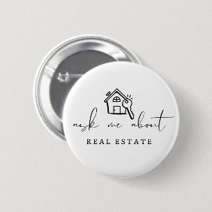Frag mir über Real Anwesen Realtor Promo Button