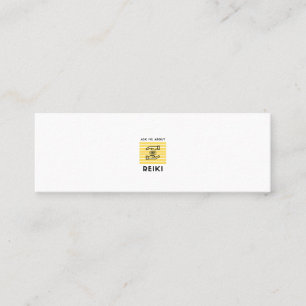 Frag mir über Reiki Telefonnummerkarte