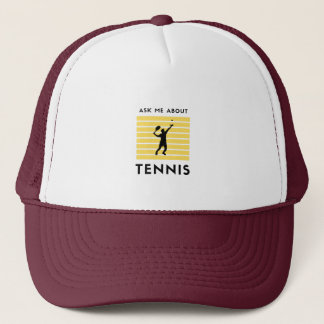 Frag mir über Tennis Truckerkappe