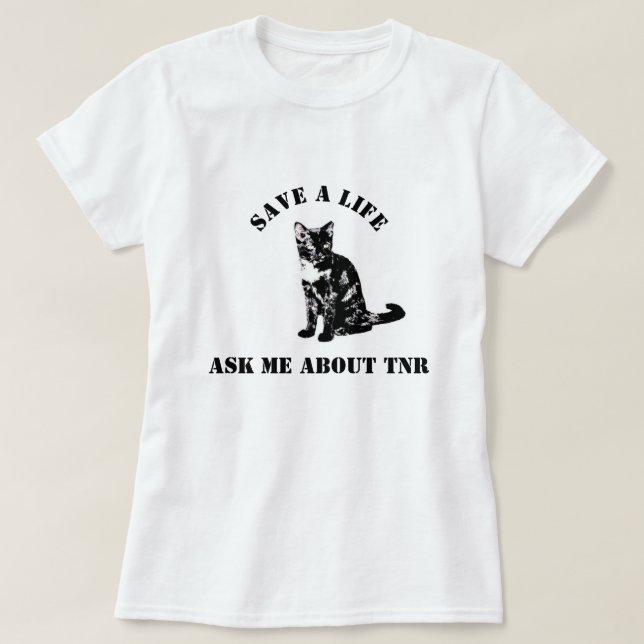 Frag mir über TNR T-Shirt (Design vorne)