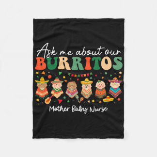 Frag mir von unserer Burritos-Mutter von Fleecedecke