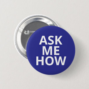 Frag mir, wie Blue Business Button