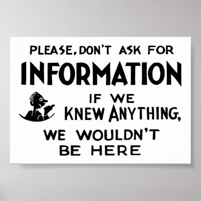 Frag nicht! poster (Vorne)