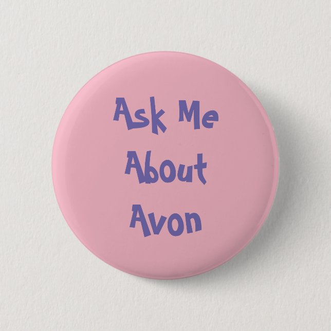 Frag über Avon Button (Vorderseite)