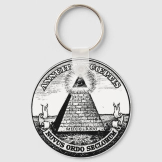Frage Illuminati Neue Weltordnung Schlüsselanhänger