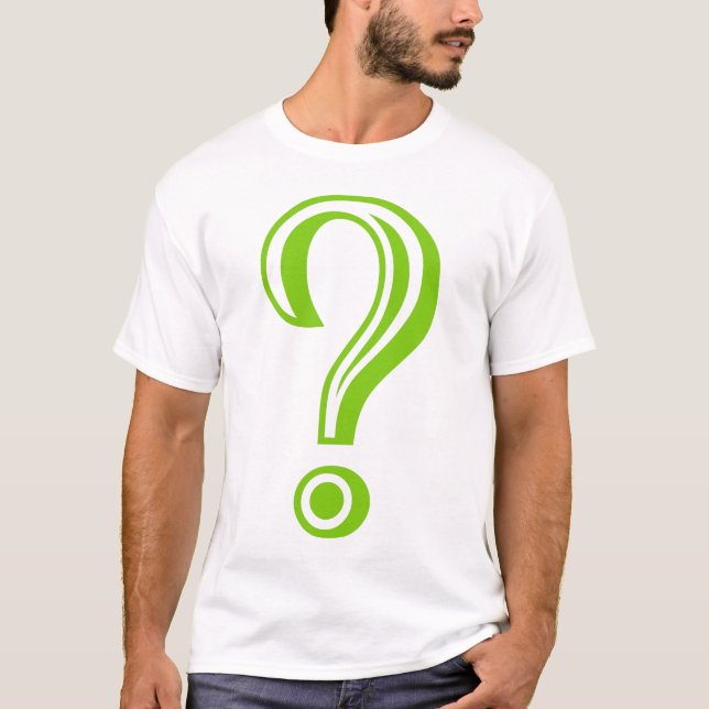 Frage Mark Chiseled T-Shirt (Vorderseite)