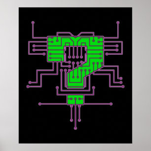 Frage Mark Circuits Poster