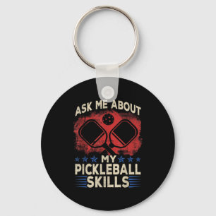 Frage nach Pickle-Ball-Fähigkeiten - lustiger Pick Schlüsselanhänger