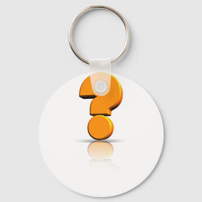 Frage Schlüsselanhänger (Vorderseite)