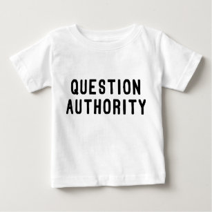 Fragen-Berechtigung Baby T-shirt
