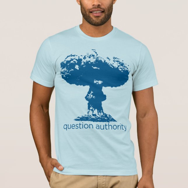 Fragen-Berechtigungs-Pilz-Wolken-Shirt T-Shirt (Vorderseite)
